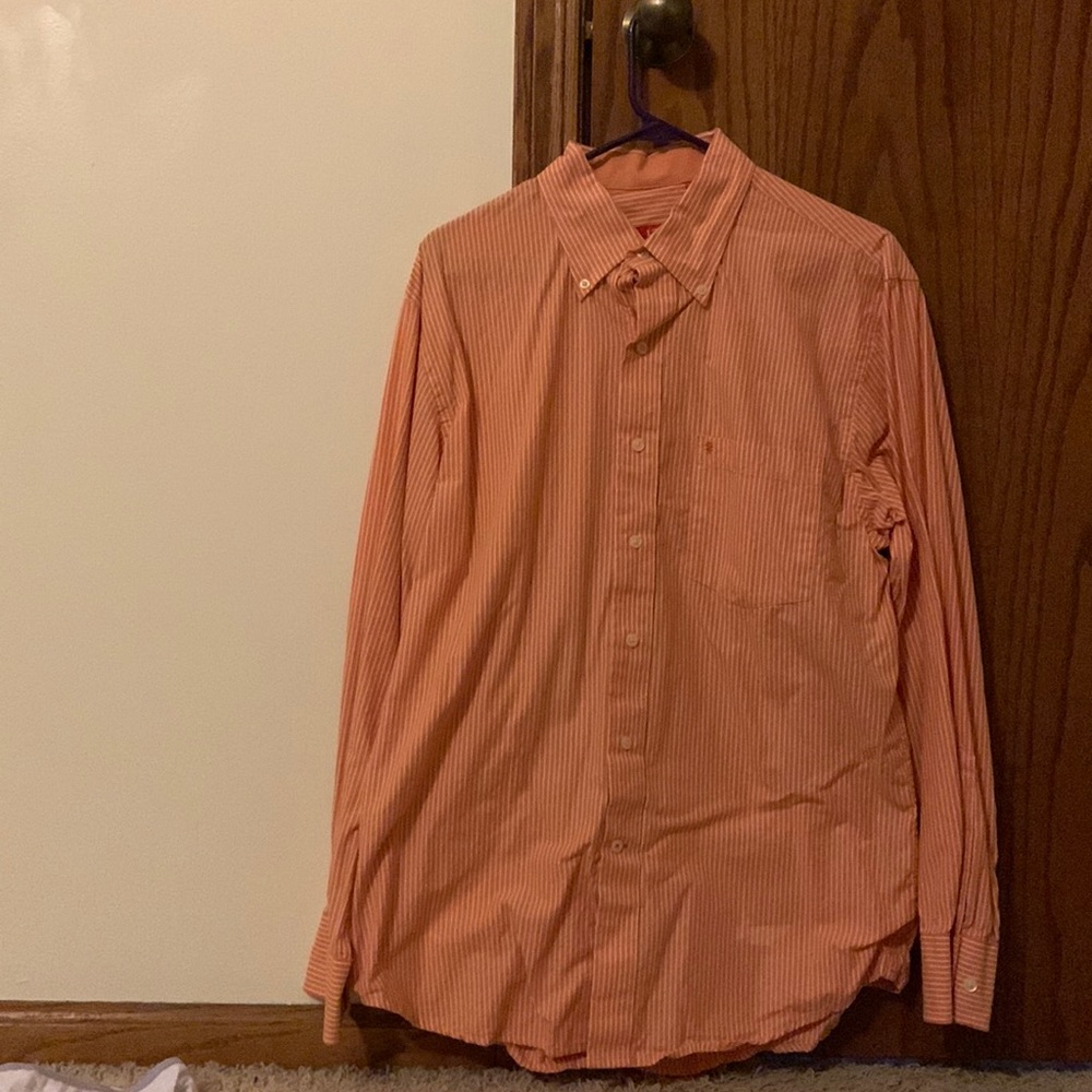 Izod Button Down Shirt. Medium.